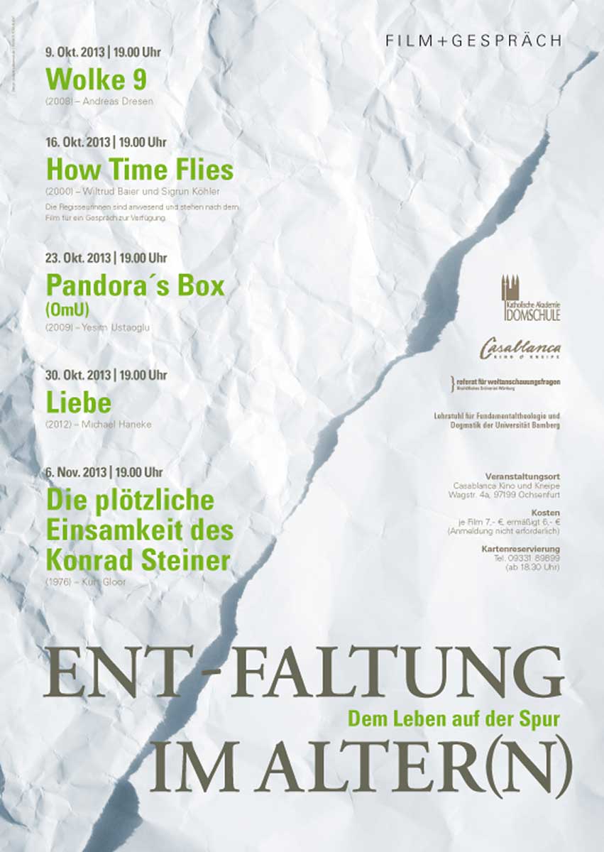 Plakat Filmreihe Entfaltungen im Alter(n)