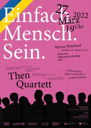 Beispiel Plakat Einfach.Mensch.Sein.